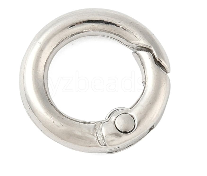 Justa Push Clasp-20mm Silver