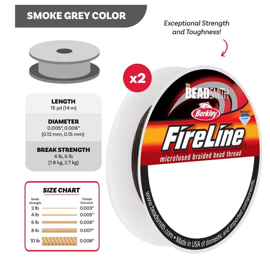 Fireline Double Pack- Smoke Grey