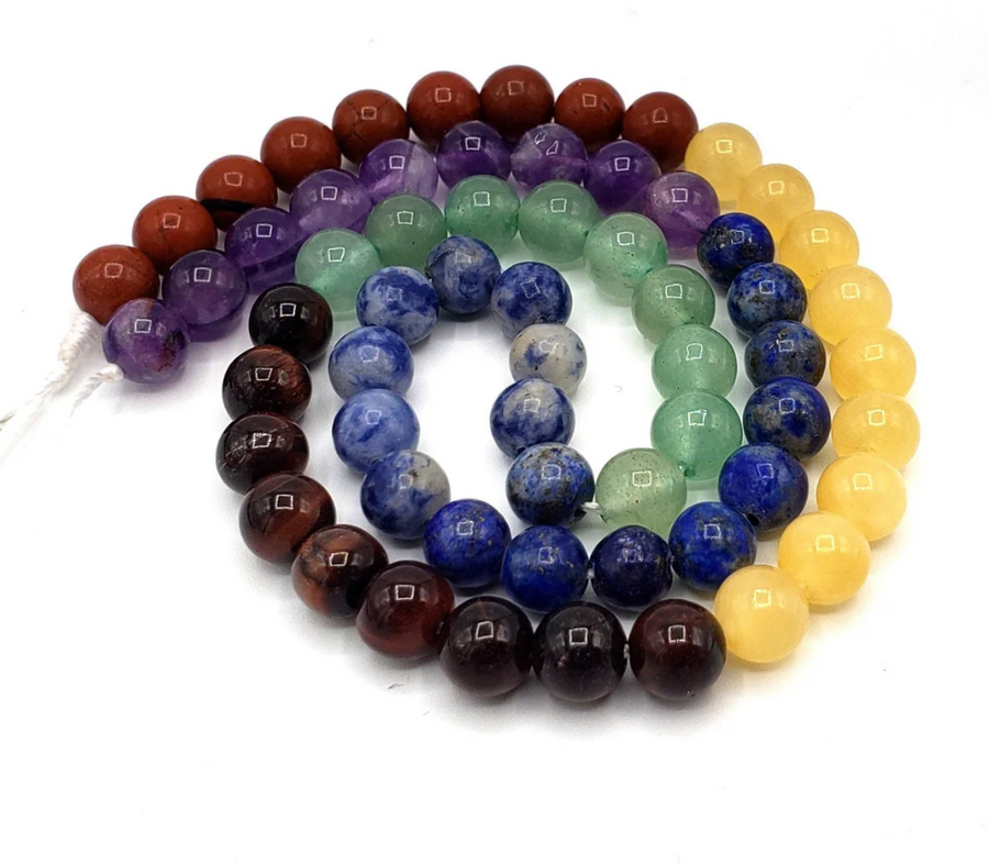 Chakra Gemstone Mix-10mm