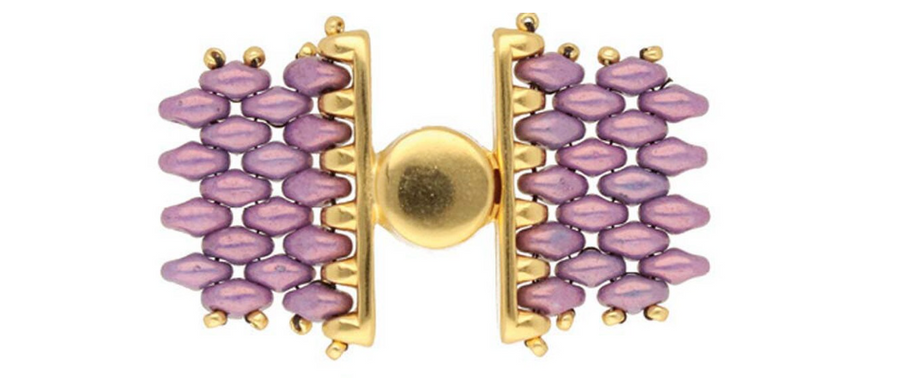 Cymbal Ateni VI SuperDuo Magnetic Clasp- Antique Brass