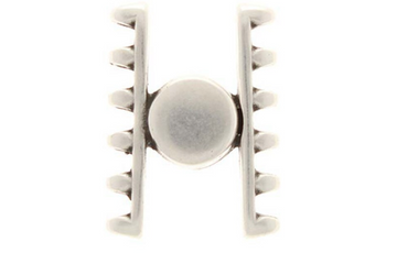 Cymbal Ateni VI SuperDuo Magnetic Clasp- Antique Silver