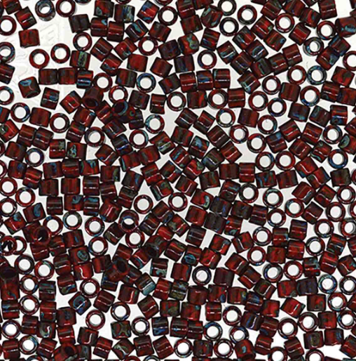 DBM2263- 10/0 Picasso Red Garnet Matte