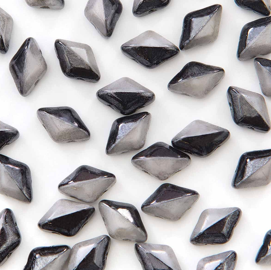 GemDuos Duet- Black/White Grey Luster