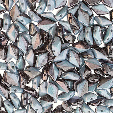 GemDuos Duet- Black/White Blue Luster