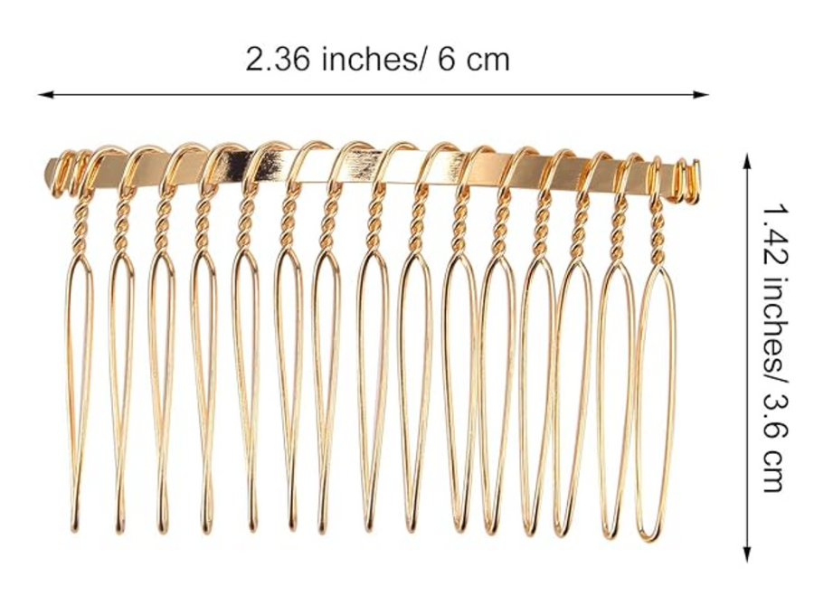 Metal Combs- Gold