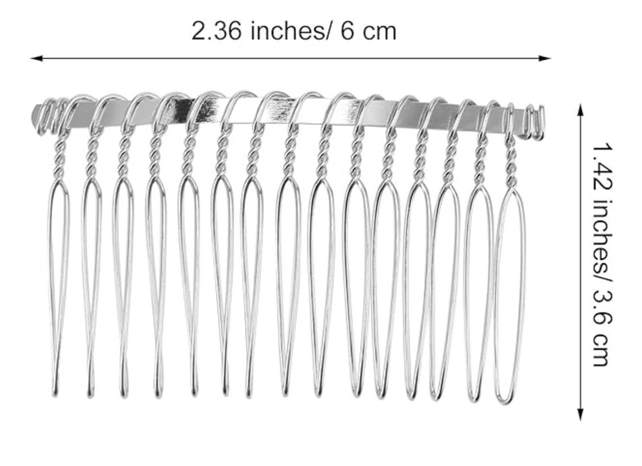Metal Combs- Silver