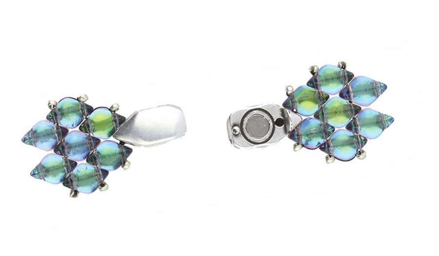 Cymbal Ralaki GemDuo Magnetic Clasp- Antique Silver