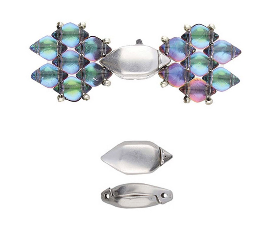 Cymbal Ralaki GemDuo Magnetic Clasp- Antique Silver