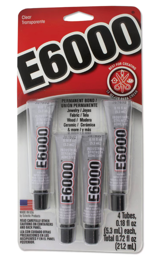 E6000 Adhesive Glue- 4 Pack