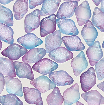 GemDuos- Blue Purple Mix Frozen Matte