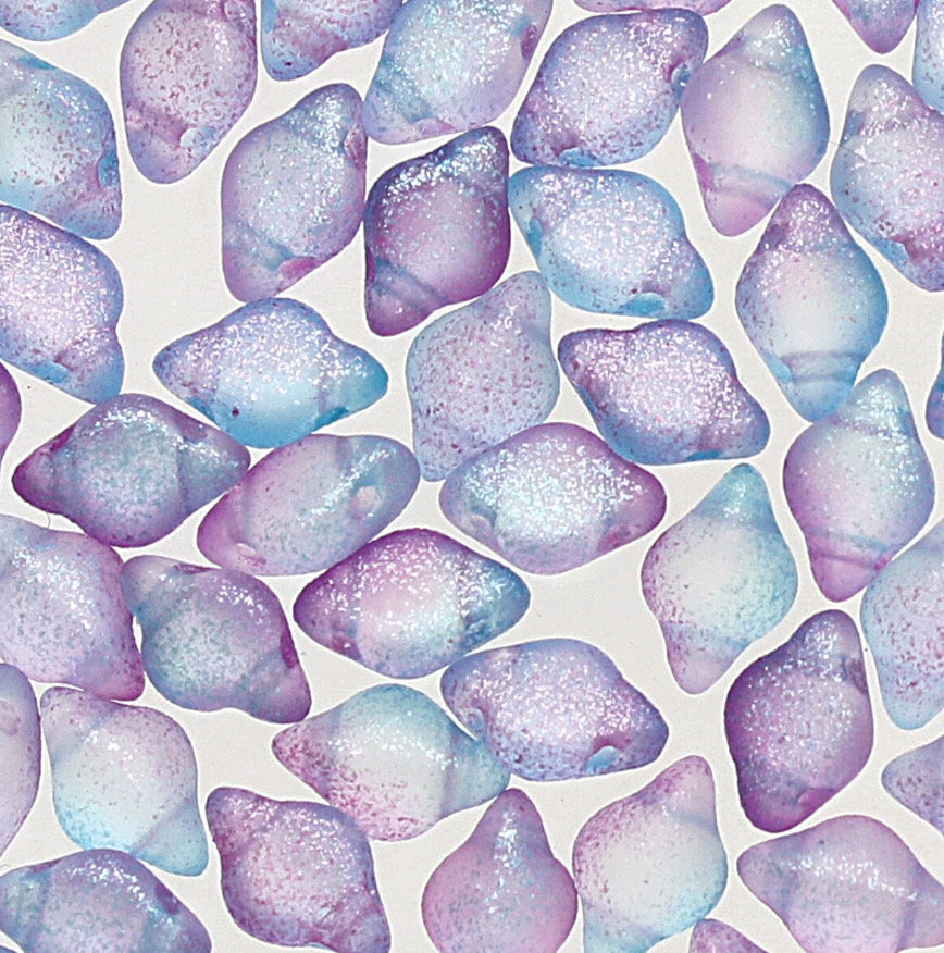 GemDuos- Blue Purple Mix Frozen Matte