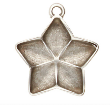 Cymbals Stomio GemDuo Pendant Setting- Antique Silver