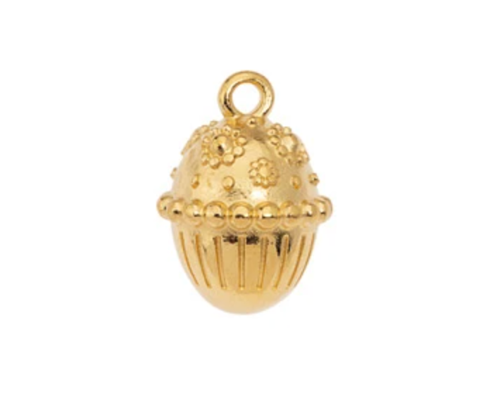 Fancy Dress Charm- Gold Plate – Beadshop.com