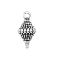 Make Merry Charm- Antique Silver Plate