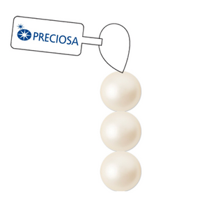 Preciosa 6mm Pearls- Cream