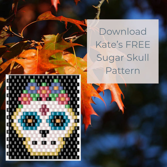 Brickstitch a Sugar Skull