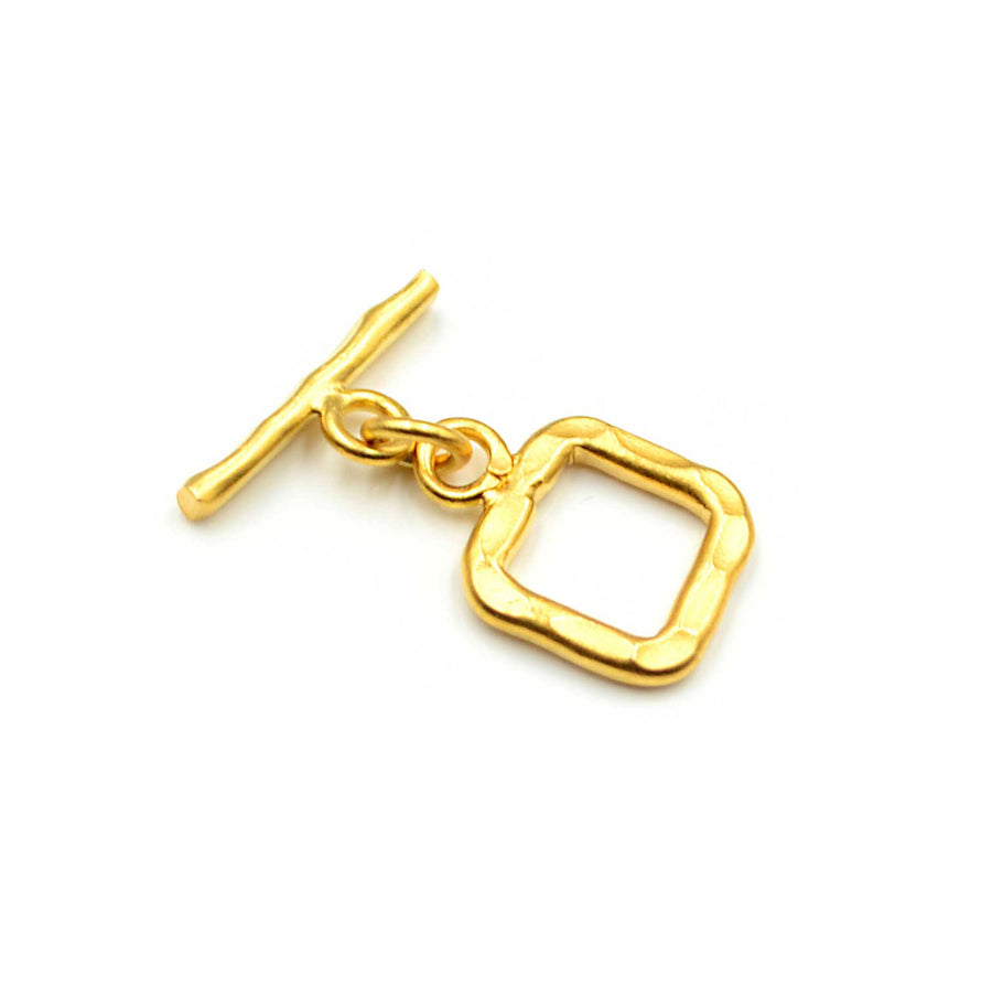 Vermeil Square Toggle Clasp