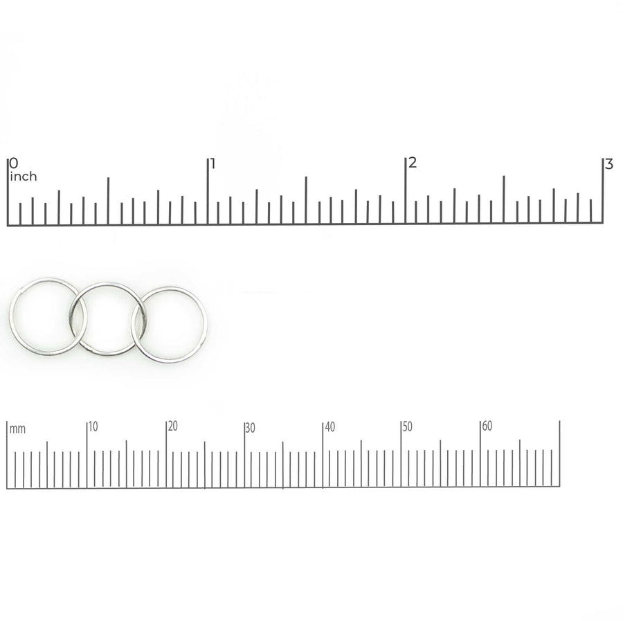 Sterling Silver 3-Link Chain Connector
