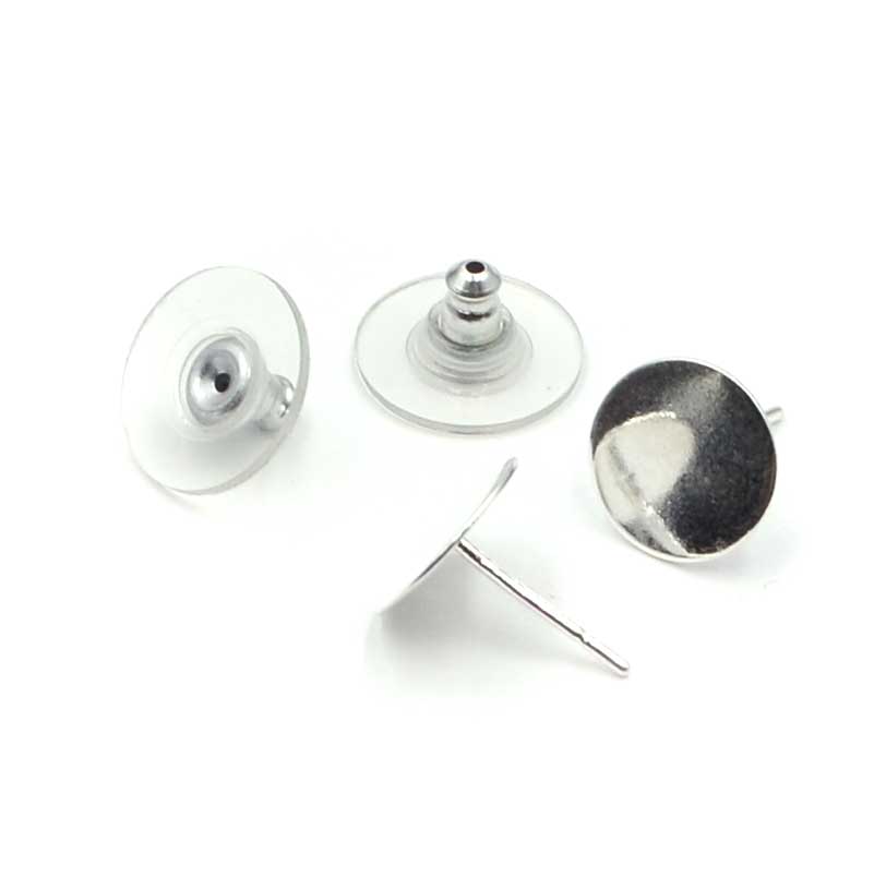 Sterling Silver Post, 10mm (1 pair)