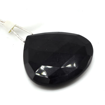 beadshopSTUDIO Style 12 Black Onyx Heart Single