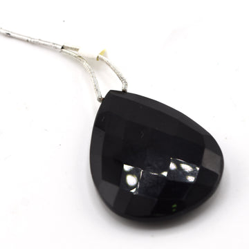 beadshopSTUDIO Style 13 Black Onyx Almond Single