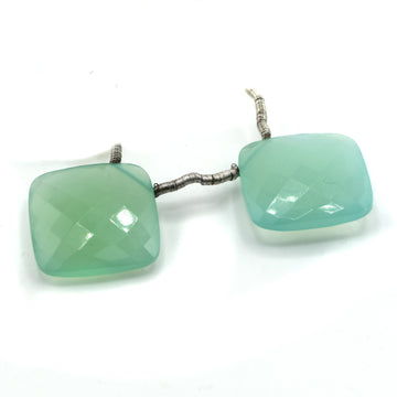 beadshopSTUDIO Style 22 Peruvian Chalcedony Pair