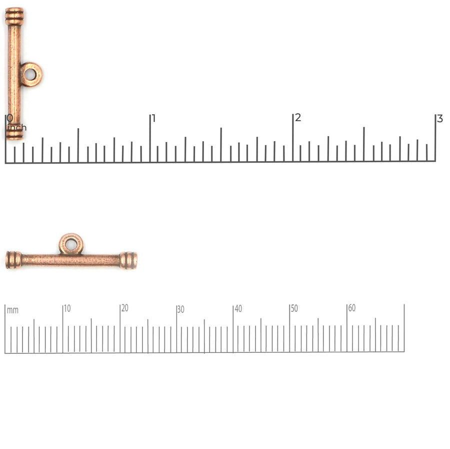 Toggle Bar- Antique Copper