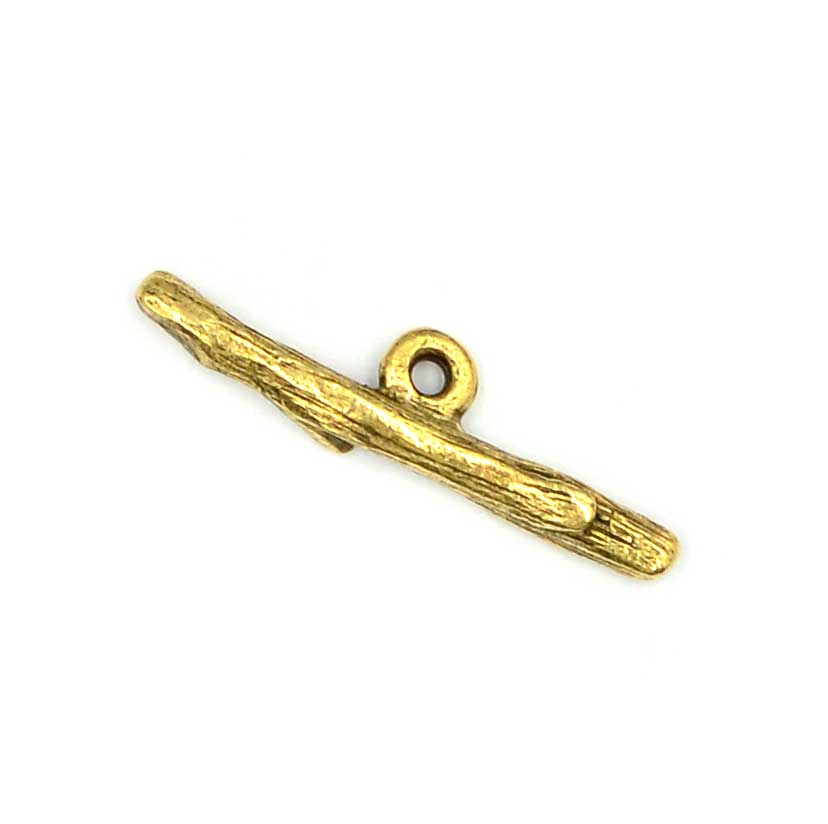 Twig Toggle Bar- Antique Gold