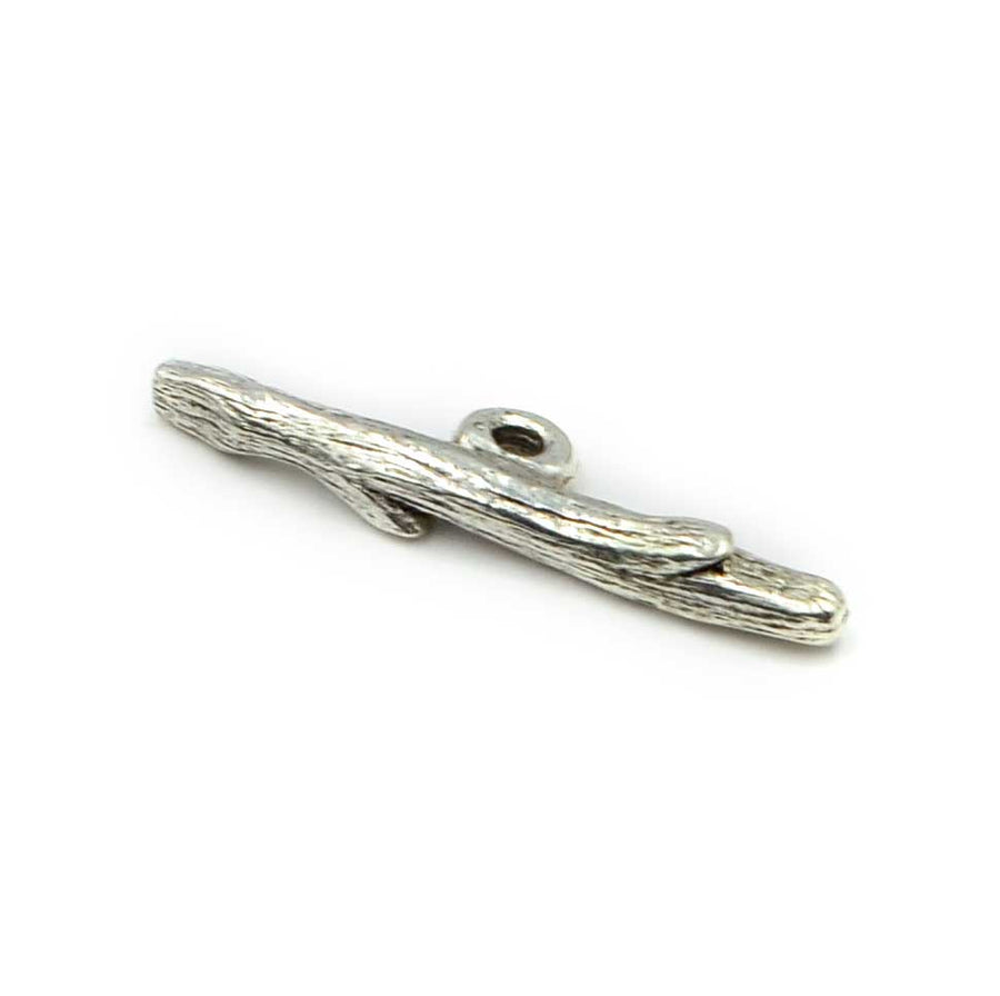 Twig Toggle Bar- Antique Silver