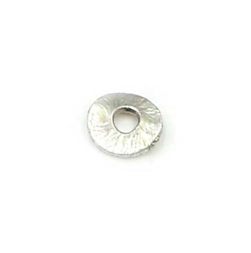 Sterling Silver Wavy Chip Bead