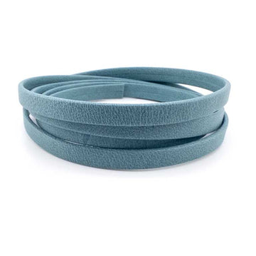 Arizona Denim- 5mm Strap Leather by the Yard