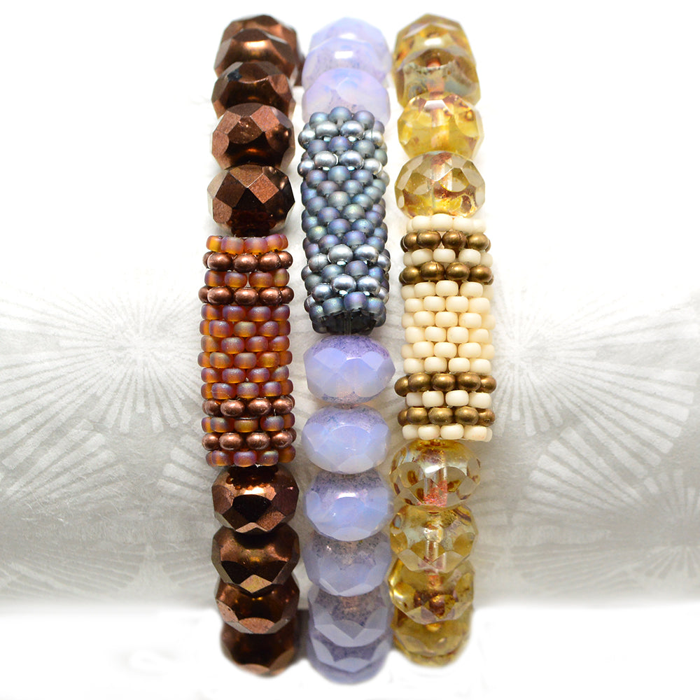 Beaded Bead Stacks