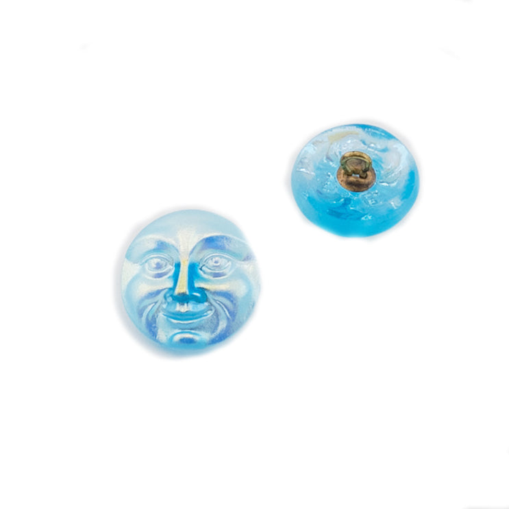 Full Moon- Sky Blue With Matte AB Finish