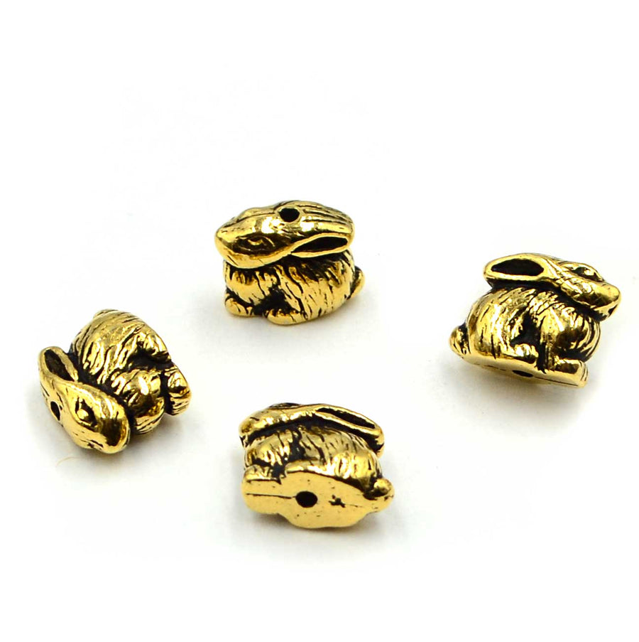 Bunny Bead- Antique Gold