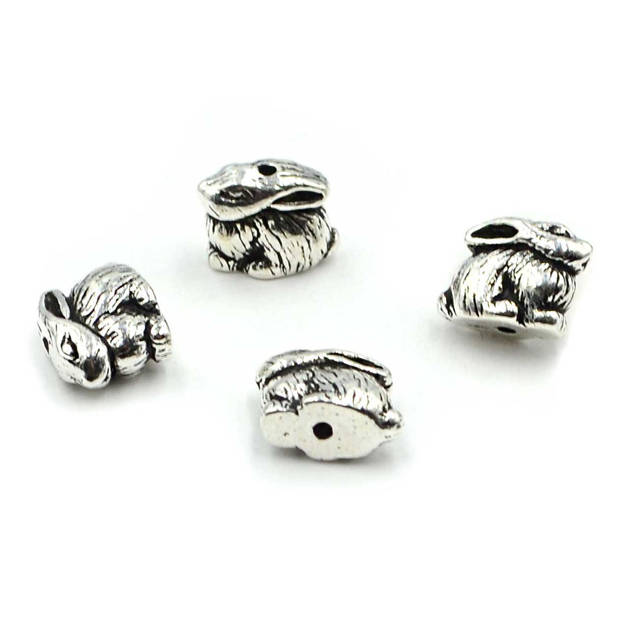 Bunny Bead- Antique Silver