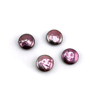 Purple Coin Pearls- 10mm