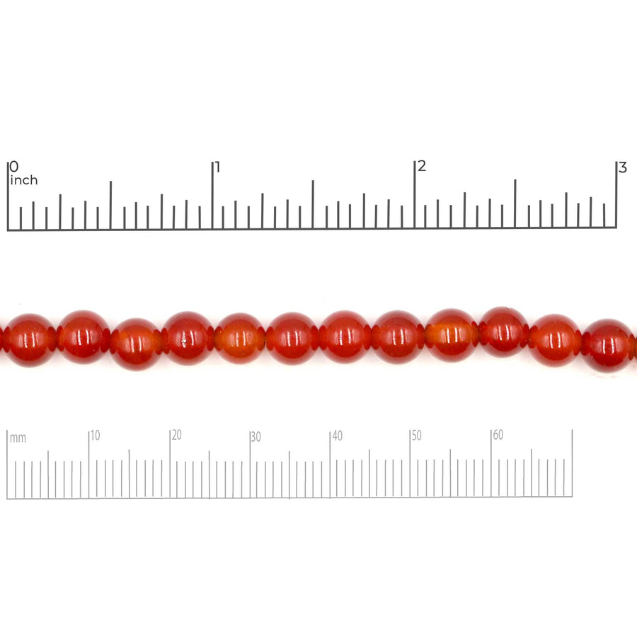 Carnelian- 6mm Rounds