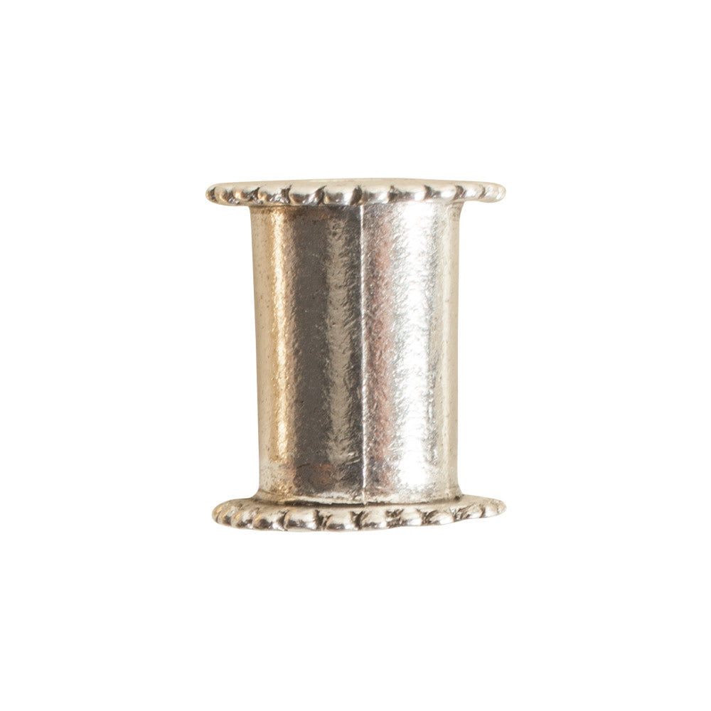 Channel Bead 13mm- Antique Silver –