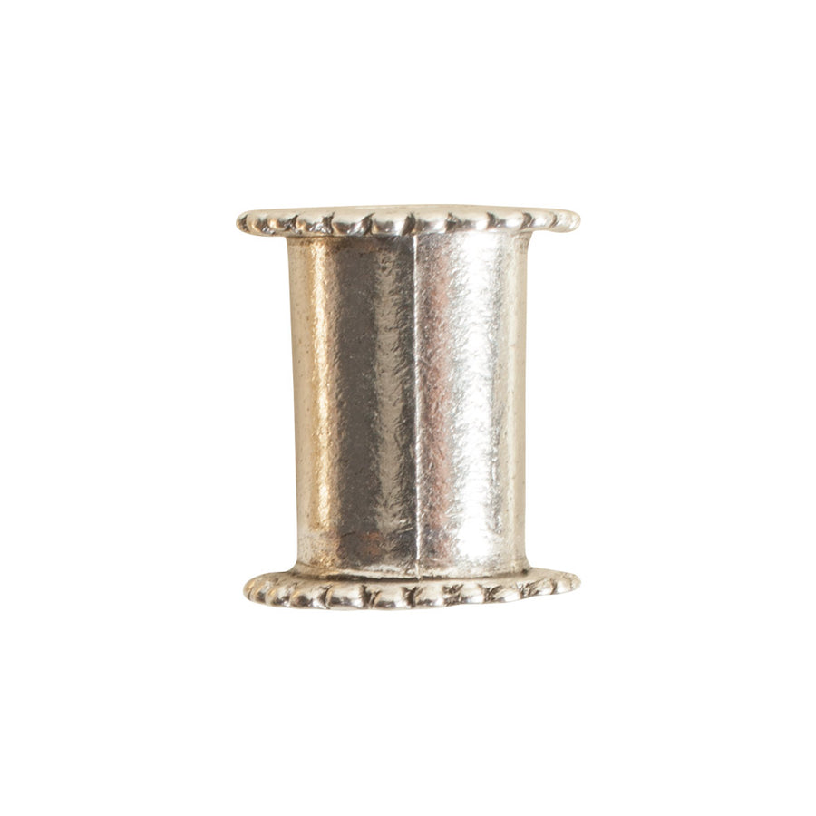 13mm Channel Bead- Antique Silver
