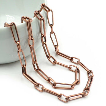 Long Story Short- Antique Copper Chain by the Foot