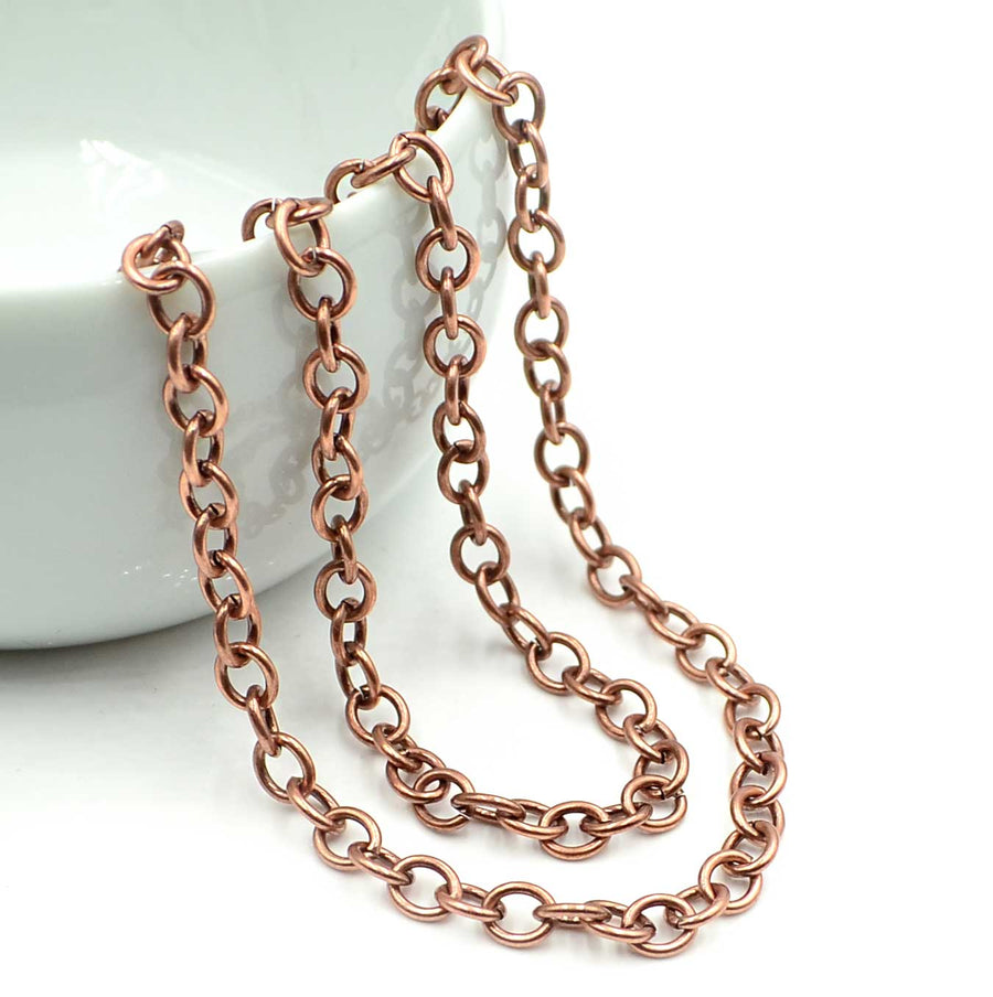 Ship To Shore- Antique Copper Chain by the Foot