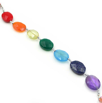 Chakra Gems- Vertical Drilled Oval