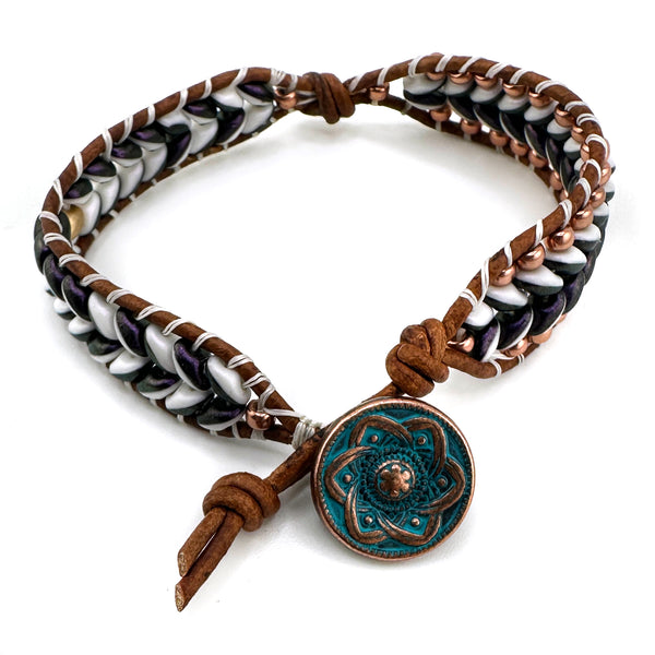 SuperDuo Herringbone Braclets