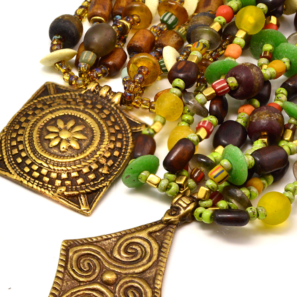 Chunky Tribal Collar Recipe