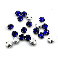 Preciosa Crystal Rose Montees- Cobalt