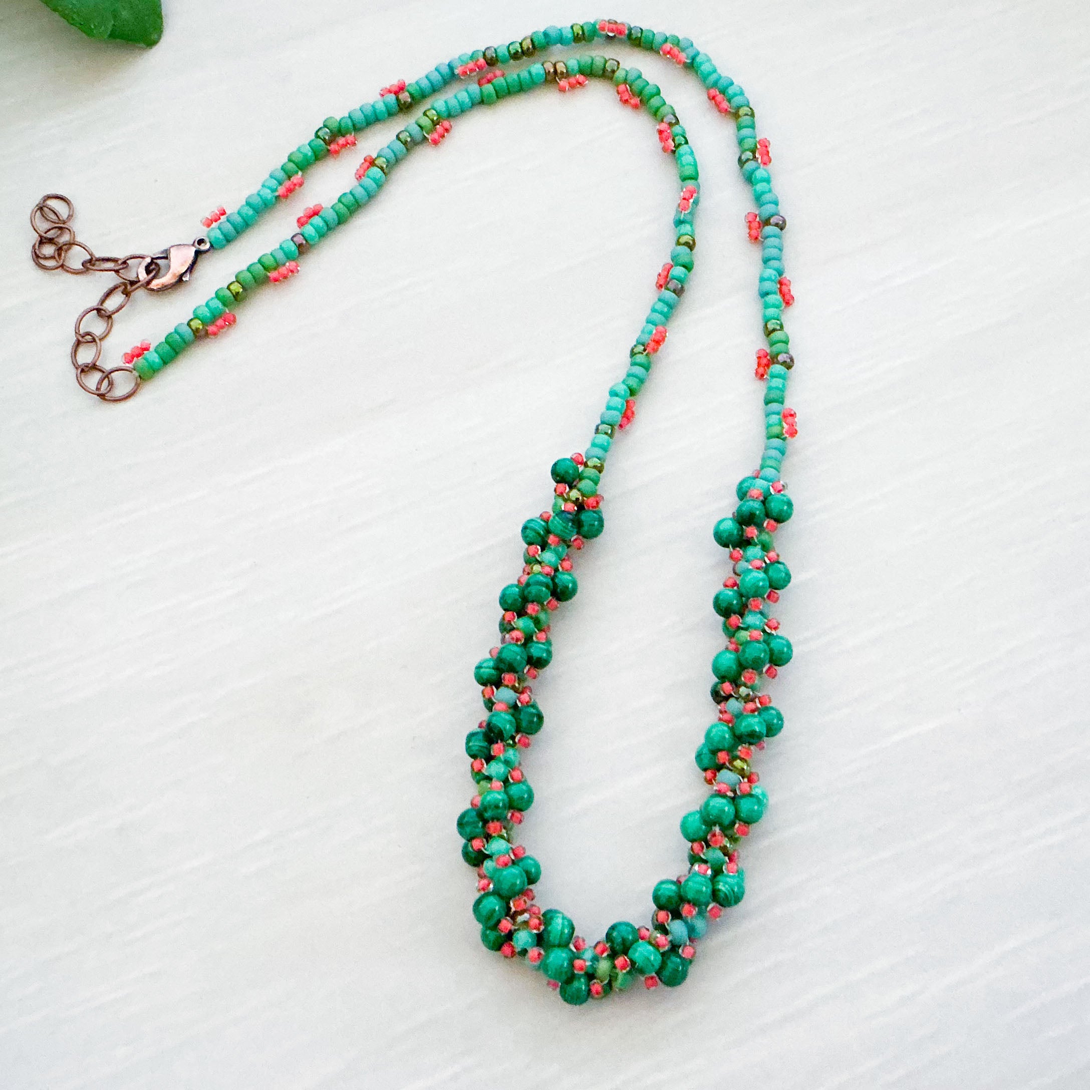 Copper & Cactus Prickly Pear Necklace Friday, May 29