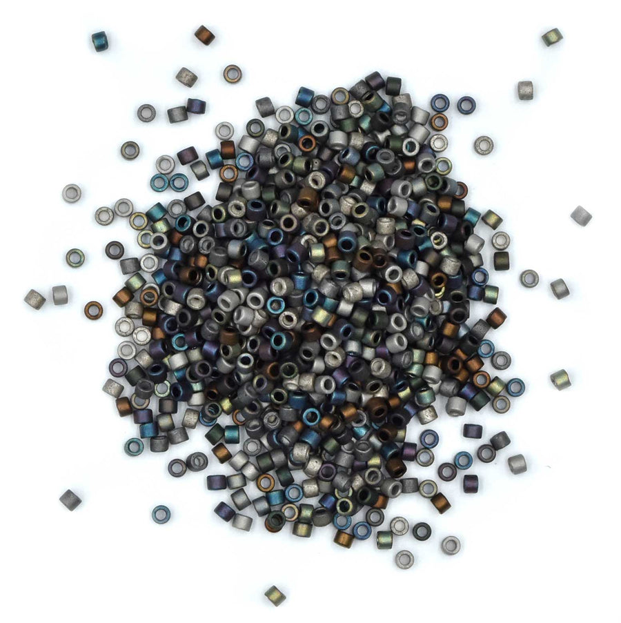 11/0 Delica Mix- Matte Heavy Metals