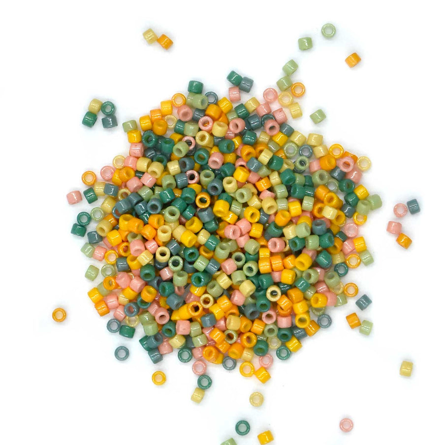 11/0 Delica Mix- Mum's the Word