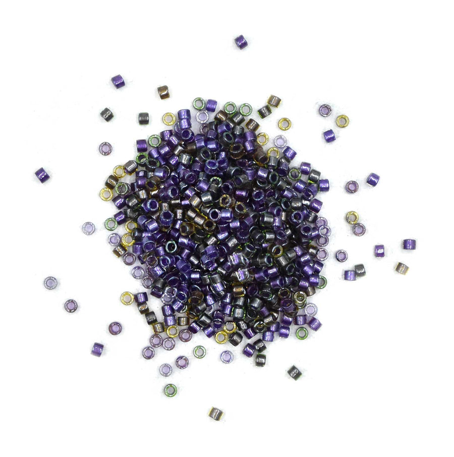 DB0991- 11/0 Sparkling Lined Violet Dusk Mix