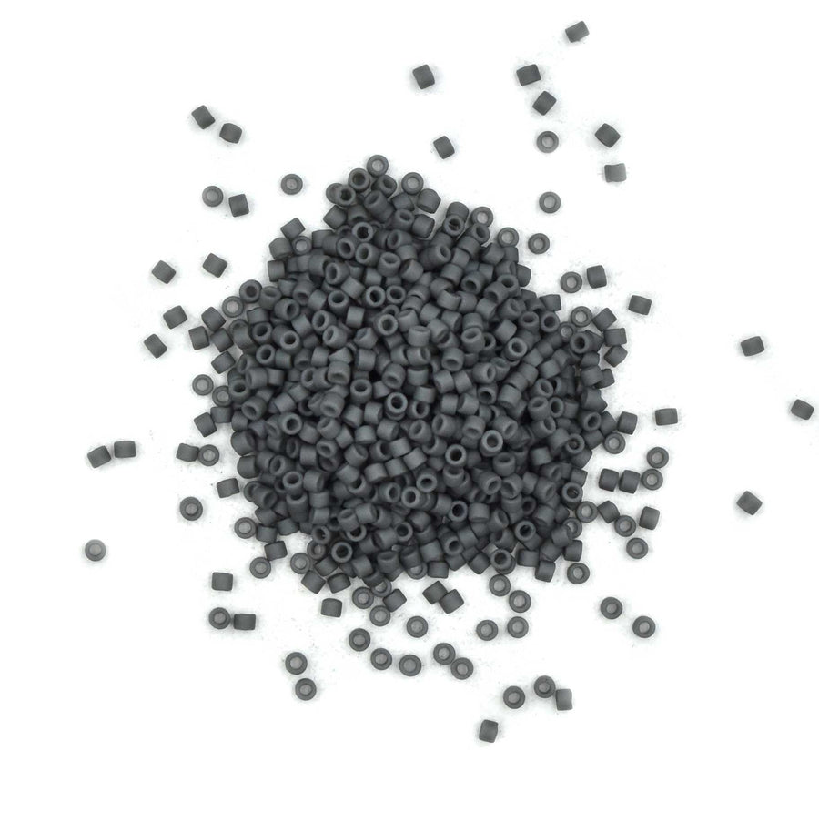DB2409-11/0 Matte Opaque Charcoal
